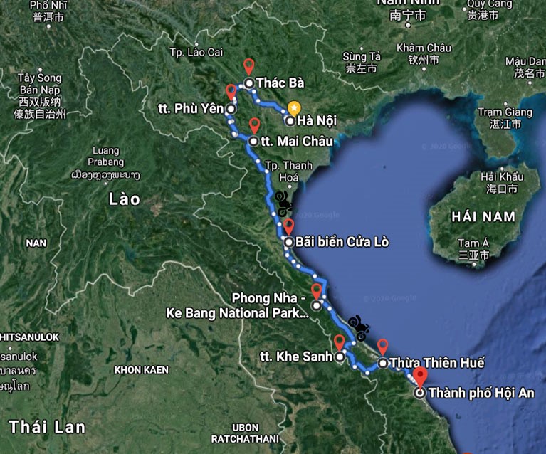 10 Day Motorcycle Tour from Hanoi to Da Nang via Ho Chi Minh Trail